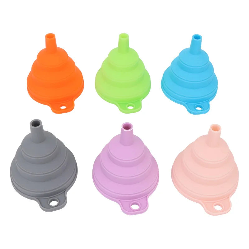 3-Piece Collapsible Silicone Funnel Set