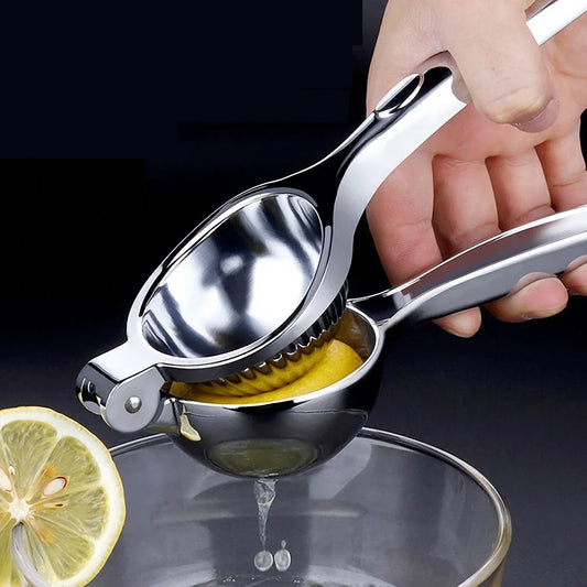 Stainless Steel Citrus Juicer – Durable Handheld Lemon & Orange Squeezer