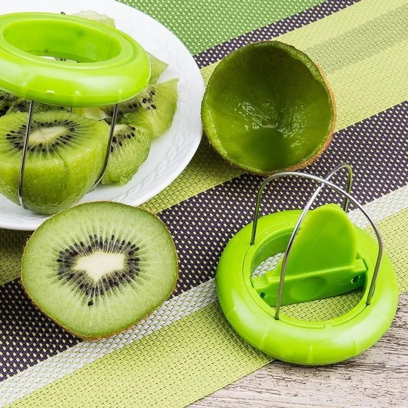 KiwiMaster 4-in-1 Kiwi Cutter and Slicer - Effortless Kiwi Preparation Tool