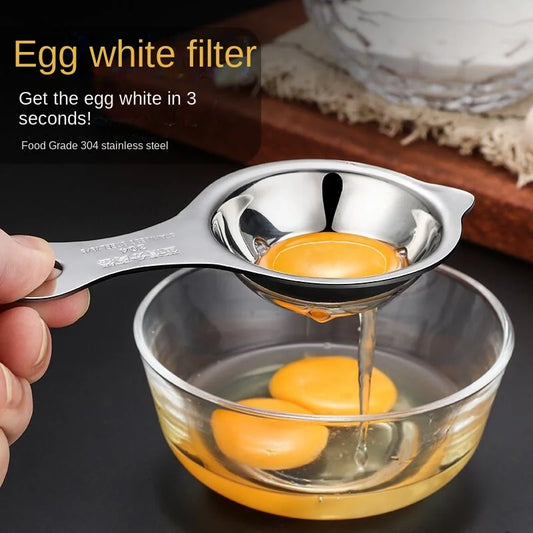 YolkHero Stainless Steel Egg Separator - Essential Tool for Cooking and Baking