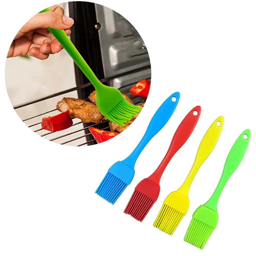 Silicone BBQ Basting Brush - Heat-Resistant, Non-Stick Brush for Cooking, Baking, and Barbecue