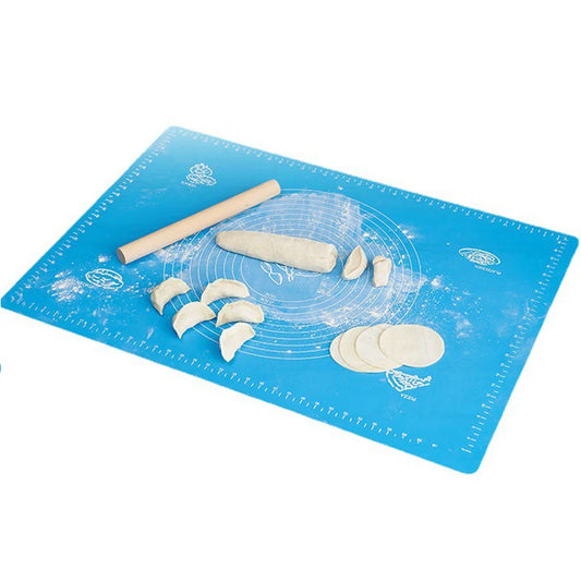 Non-Stick Silicone Baking Mat - 40x30cm Heat Resistant Pastry Rolling Mat with Measurements